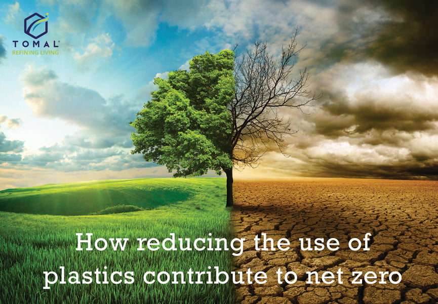 How reducing the use of plastics contribute to net zero