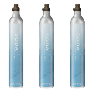 Co2 60L cylinder bundle of 3 (compatible with SparklingDew all in one water dispenser)